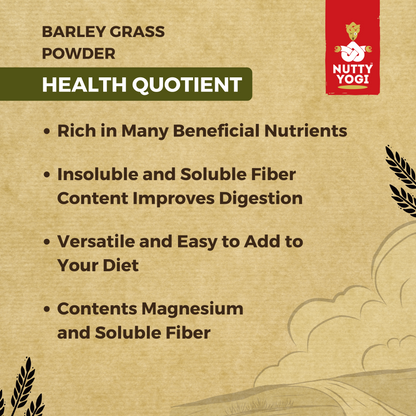 Nutty Yogi Organic Barley Grass Powder