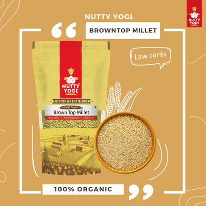 Nutty Yogi Organic High Protein Browntop Millet