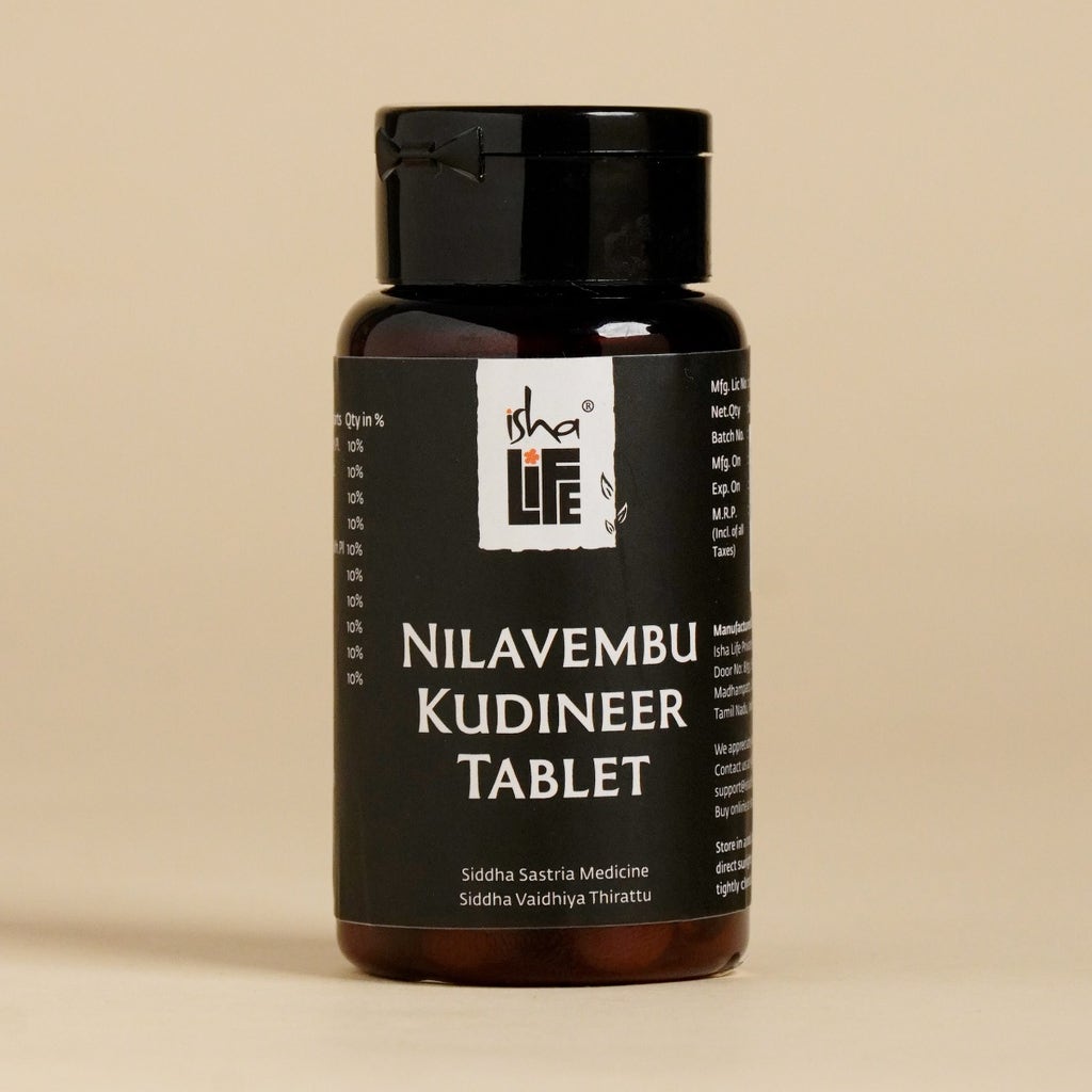 Isha Life Nilavembu Kudineer Tablet  60N - PUSHMYCART
