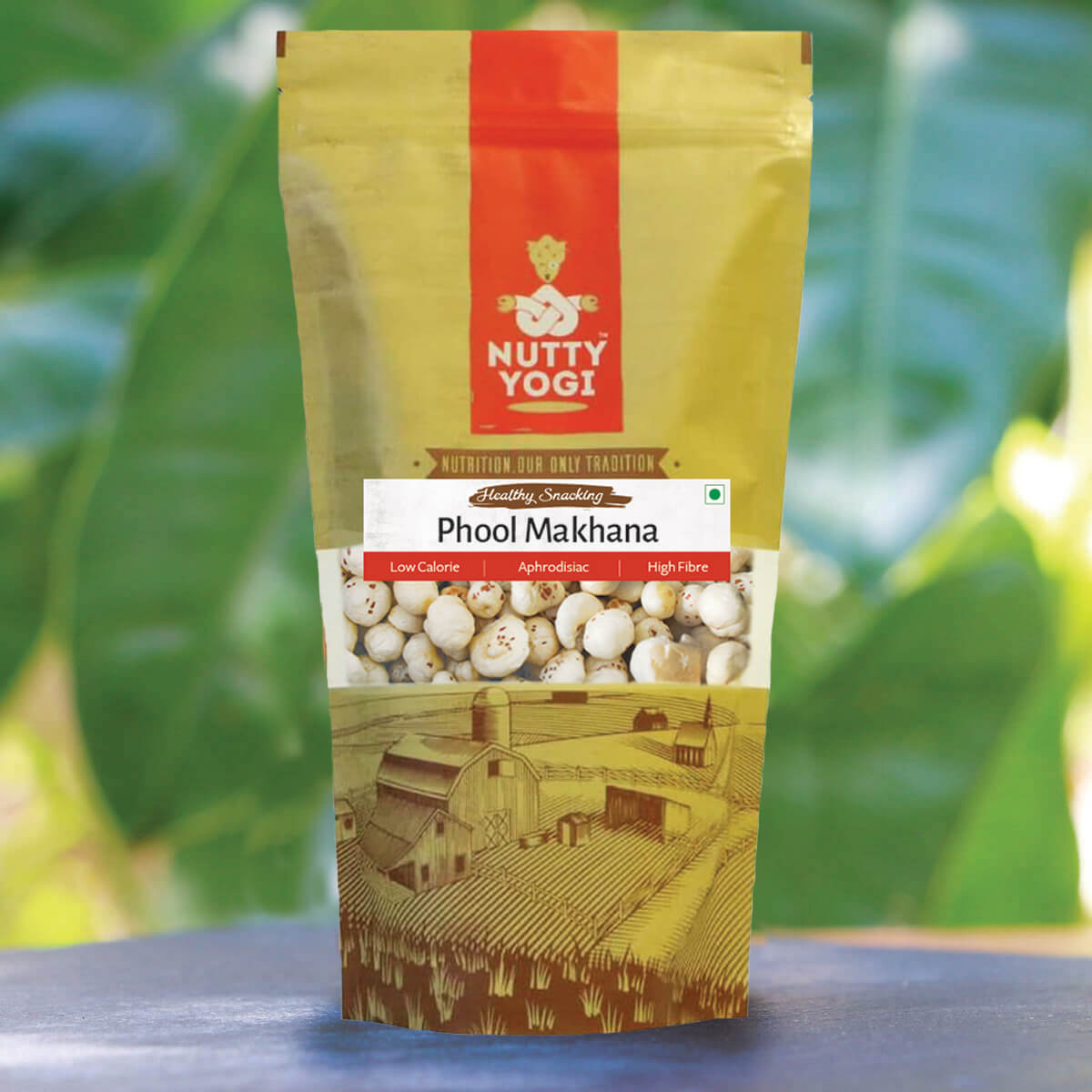 Nutty Yogi High Grade Raw Phool Makhana / Fox Nuts 100g