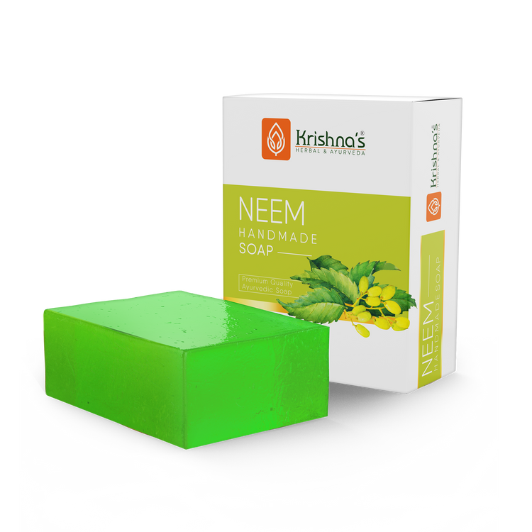 Krishna'S Herbal & Ayurveda Neem Handmade Soap 