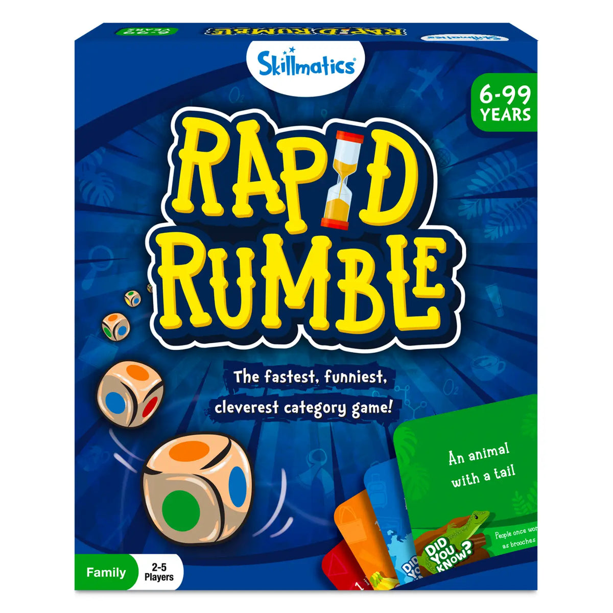 Skillmatics Rapid Rumble Board game Ages 6 and Up