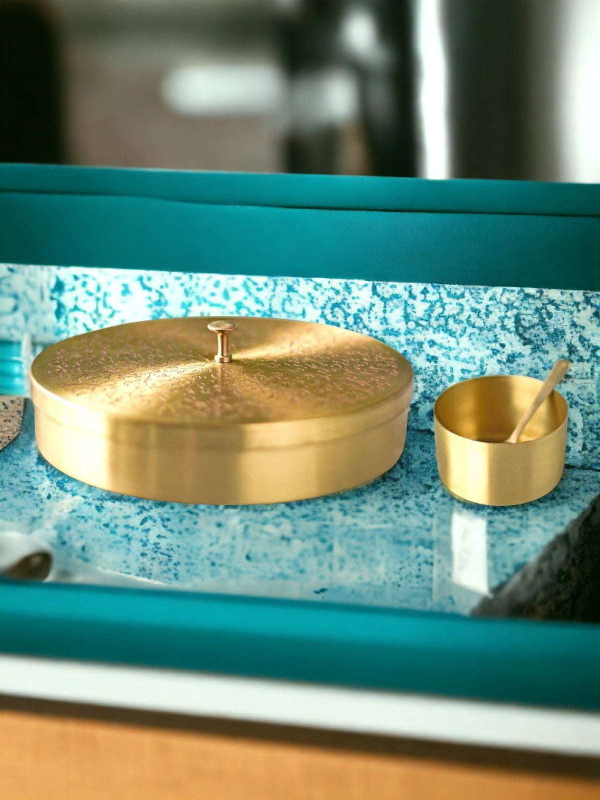 Tamas Brass Spice / Masala Box | 8 Inches