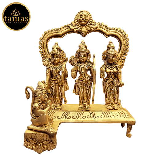 Tamas Brass Ram Darwar Statue (9 Inches)