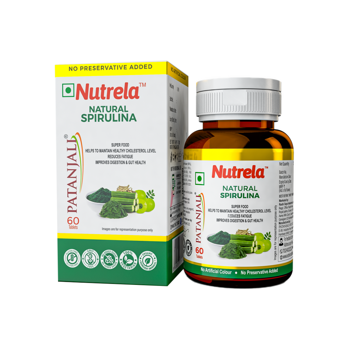 Patanjali Spirulina Capsule with Amla