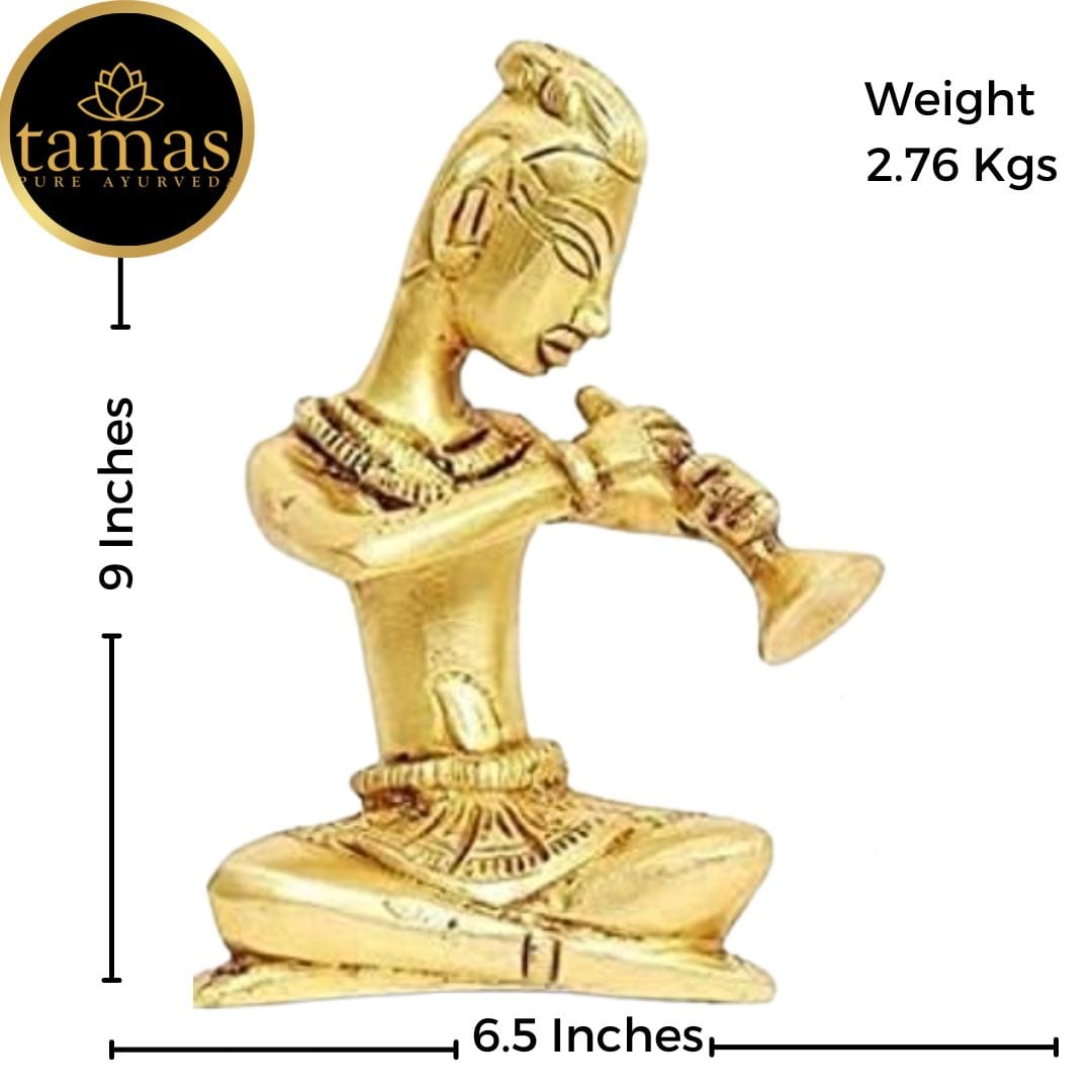 Tamas Brass Musician Playing Shehnai Idol (Pack of 1)