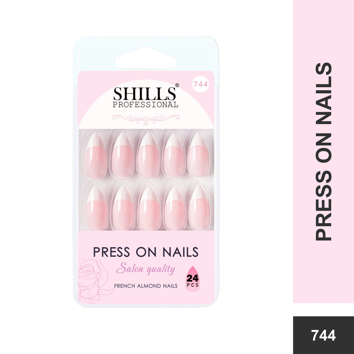 French Nails Sharp Almond (SPN734-SPN746) - Shills Professional