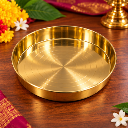 Basic Brass Thali 291g