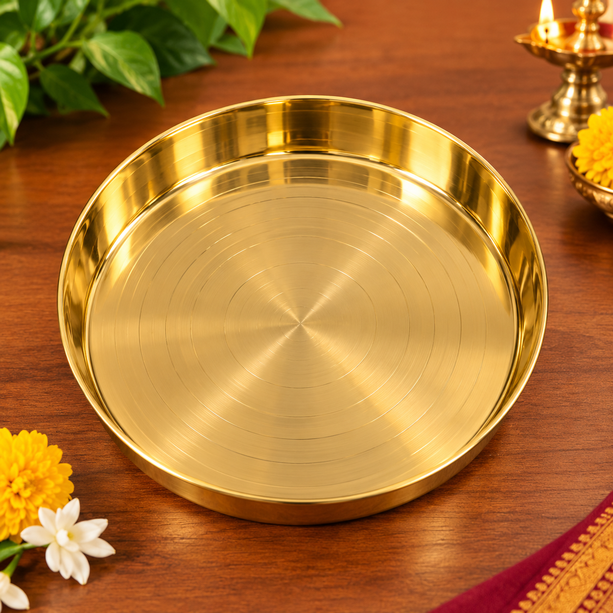 Basic Brass Thali 291g
