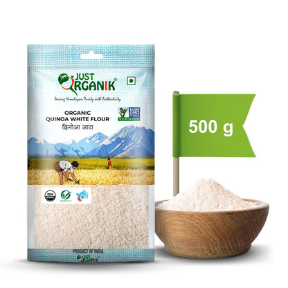 Just Organik Quinoa White Flour - PUSHMYCART