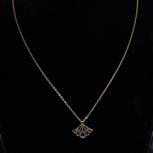 Pure Gold Plain Chain With Pendant 3.23g