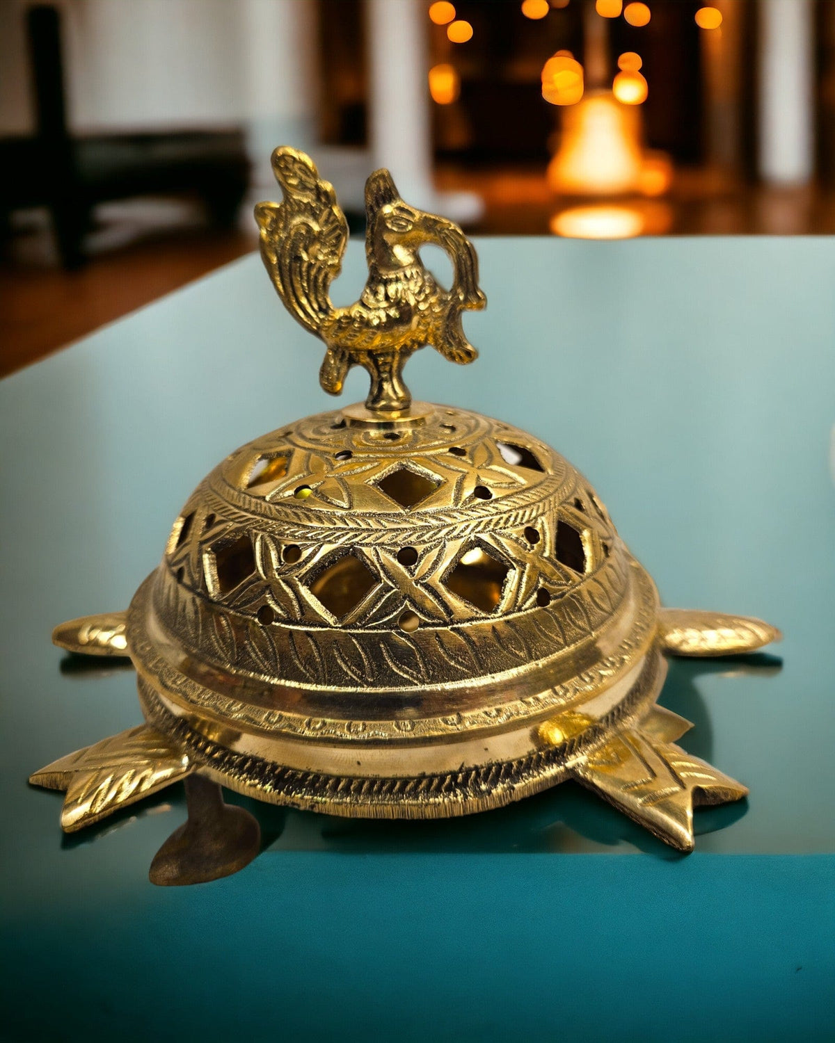 Brass Loban burner |(6 X 6.5 X 6.5 inch)|Weight - 0.5 kg