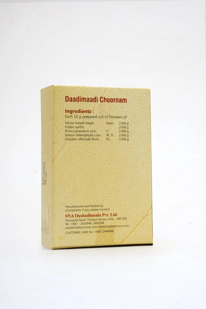 Sna oushadhasala Daadimaadi Choornam