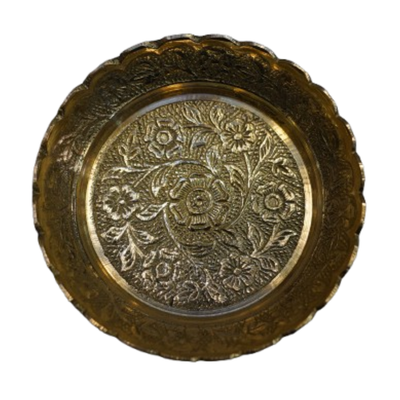 Plain Brass Plate 77g (Pack of 2)