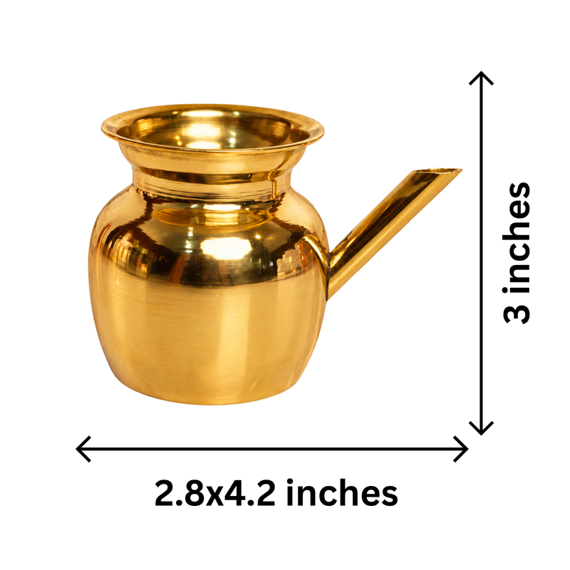 Brass Plain Karwa Lota Kalash