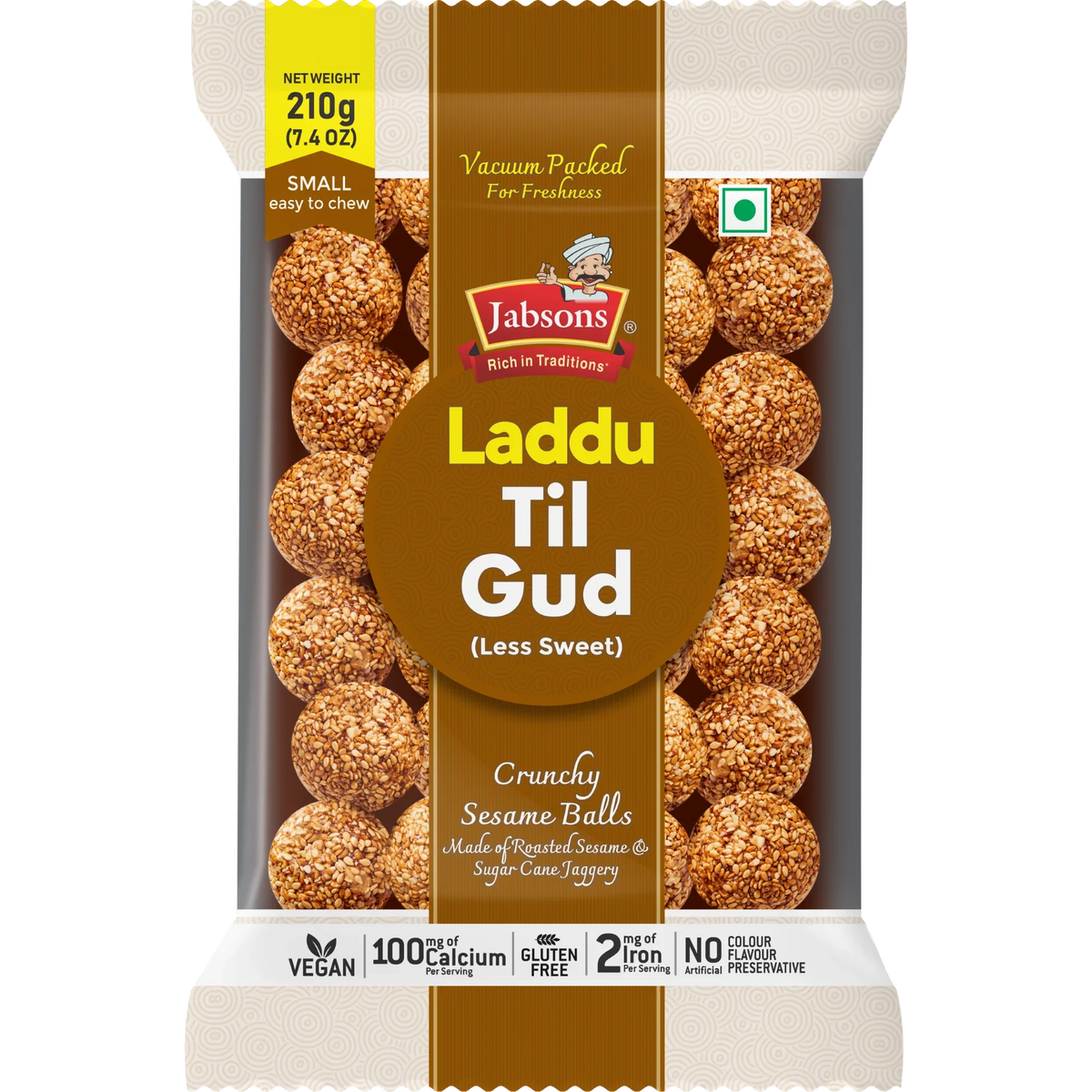 Jabsons Foods Til Chikki Laddu