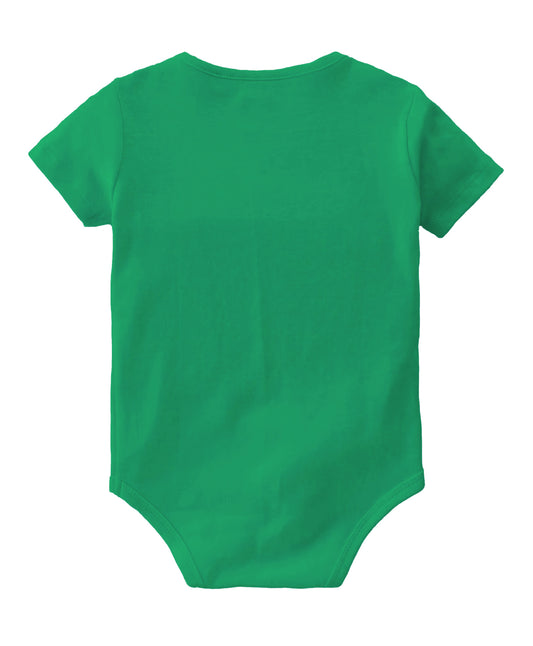 Baby Buzz My First Diwali Boy With Firecrackers Half Sleeves Onesie Green