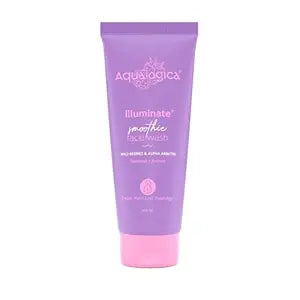 Aqualogica IIIuminate+ Smoothie Face Wash with Wild Berries & Alpha Arbutin for Luminous Glow 100ml