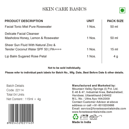 Forest Essential Tulsi - Skin Care Basics