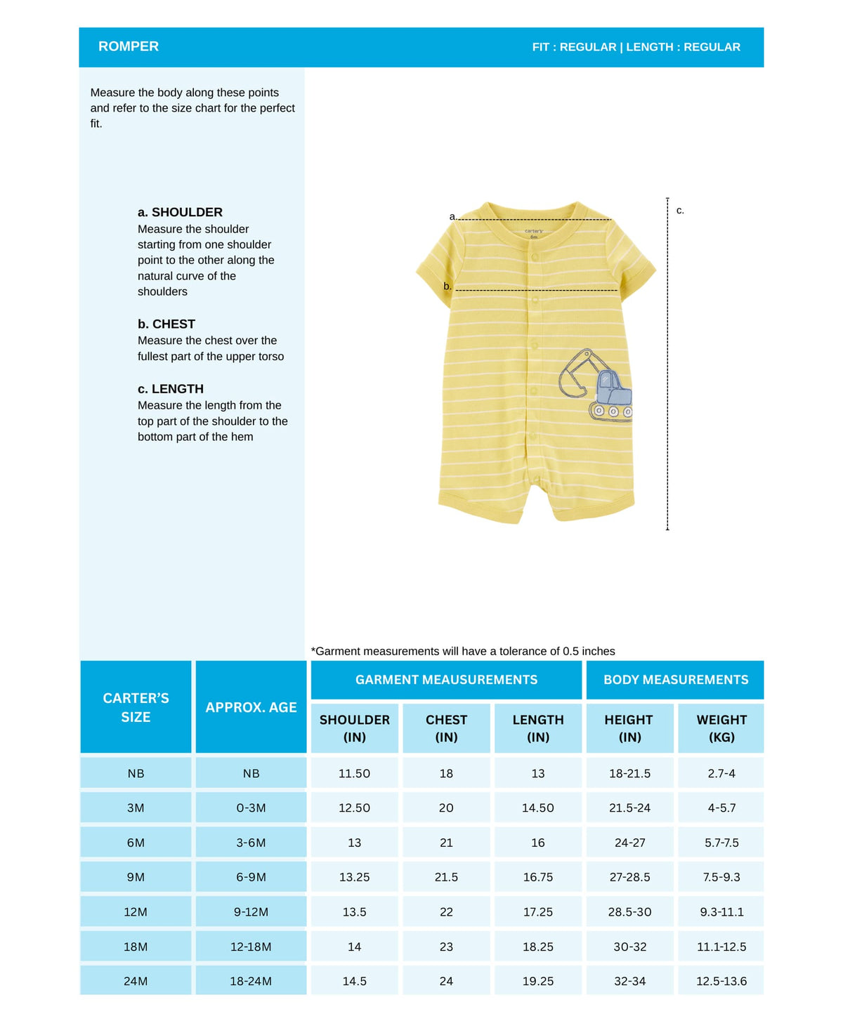 FirstCry Carters Cotton Knit Half Sleeves Solid Romper Navy Blue