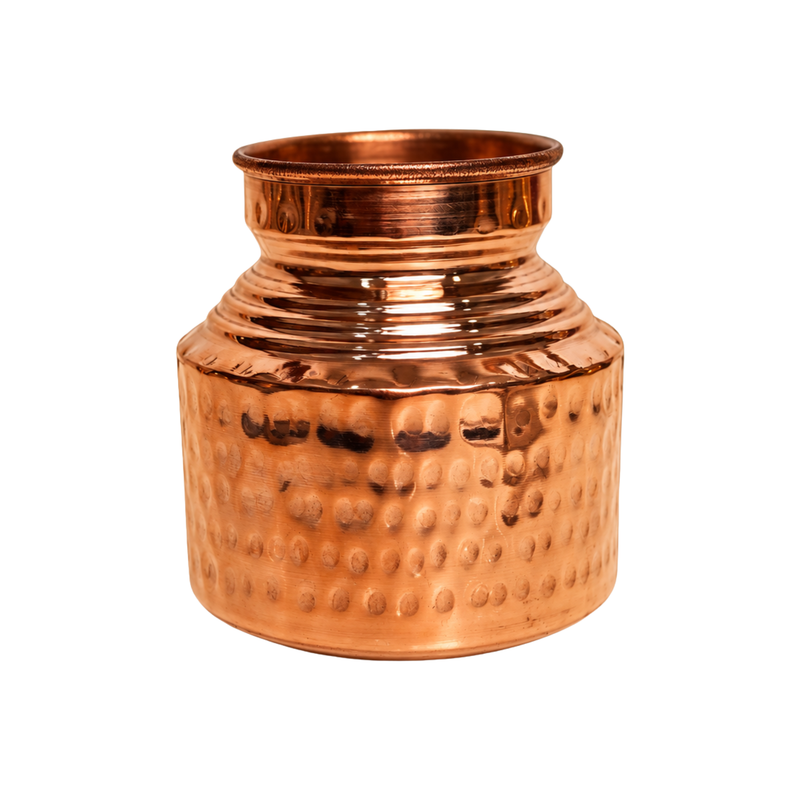 Pure Copper Traditional Hammered Kalash