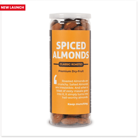 Omay Foods Spiced Roasted Almonds, 170g