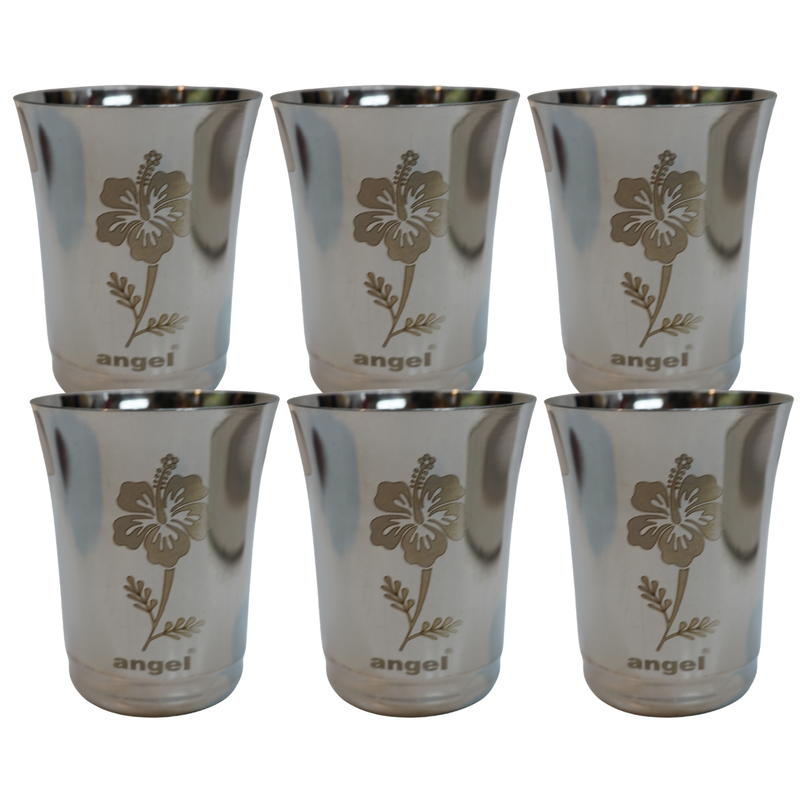 Durable Steel Drinking Cup 678g Set of 6