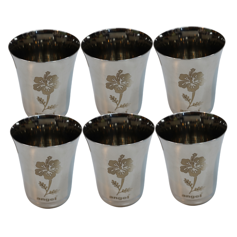 Durable Steel Drinking Cup 678g Set of 6