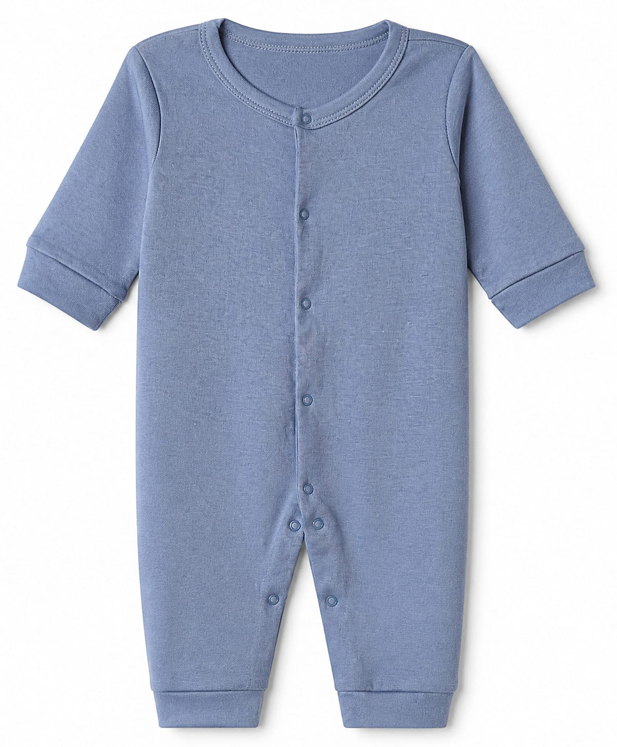 FirstCry Babyhug 100 Percent Cotton Interlock Knit Full Sleeves Solid Romper