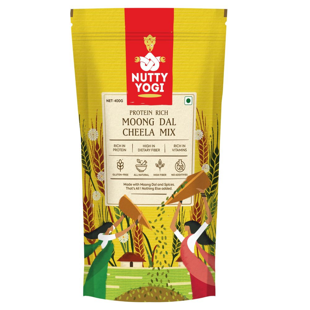 Nutty Yogi Moong Dal Cheela Mix 400g