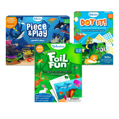 Skillmatics Animal Adventure Bundle Ages 3 to 9