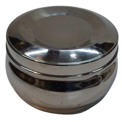 Steel Round Kitchen Container 472g Set of 1