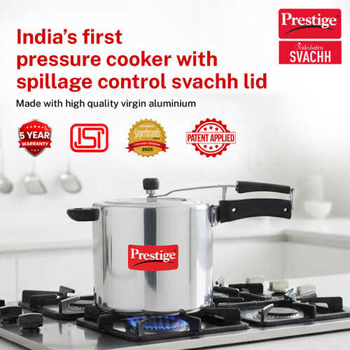 Prestige Nakshatra Svachh Aluminium Inner Lid Pressure Cooker 10 L