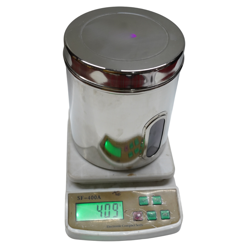 Steel Tea Candy Storage Jars 409g Set 1