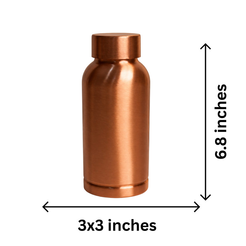 Mahita Collections Pure Copper Plain Bottle 500 ml