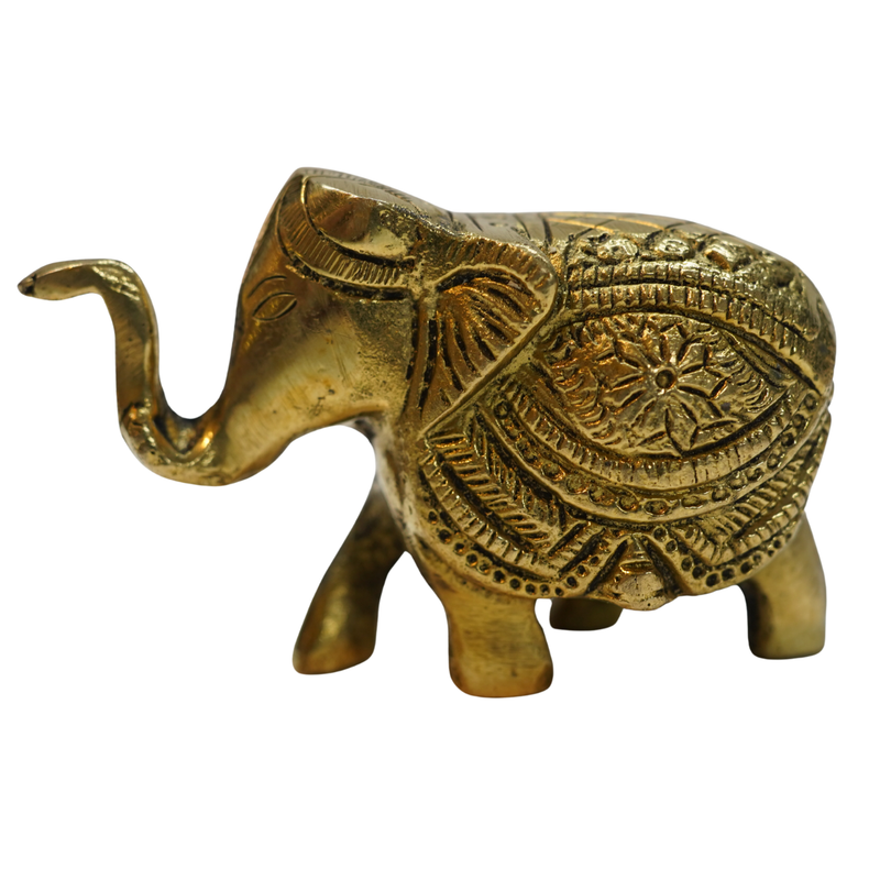 Handmade Brass Elephant idol 278g Set 1