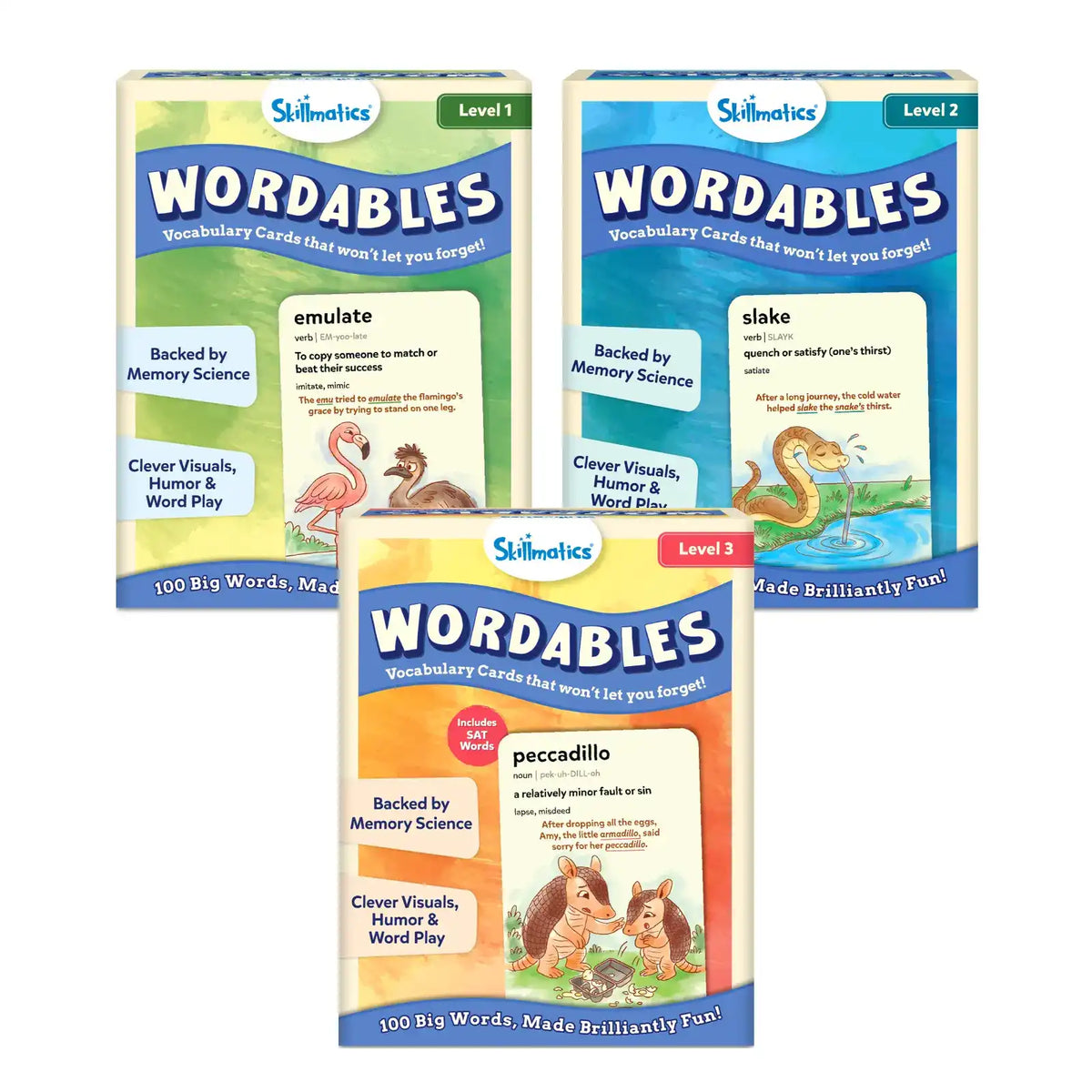 Skillmatics Vocabulary Builders Bundle Ages 8 and Up