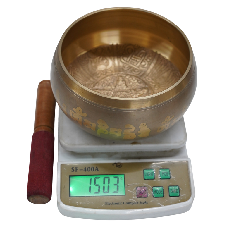 Tibetan Singing Bowl for Meditation 1503g Set 1