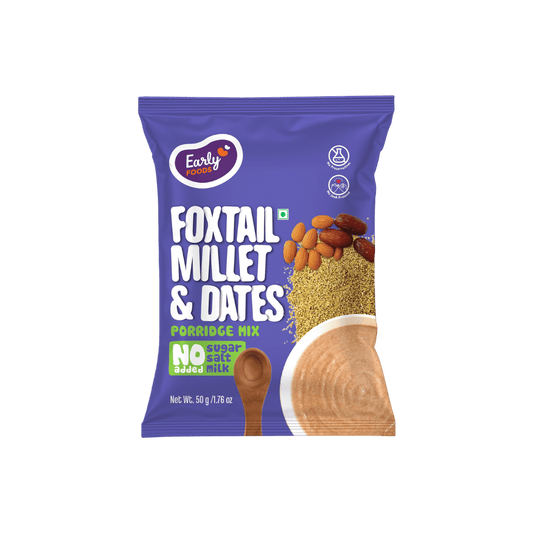 Early Foods Trial Pack Foxtail Millet and Dates Porridge Mix