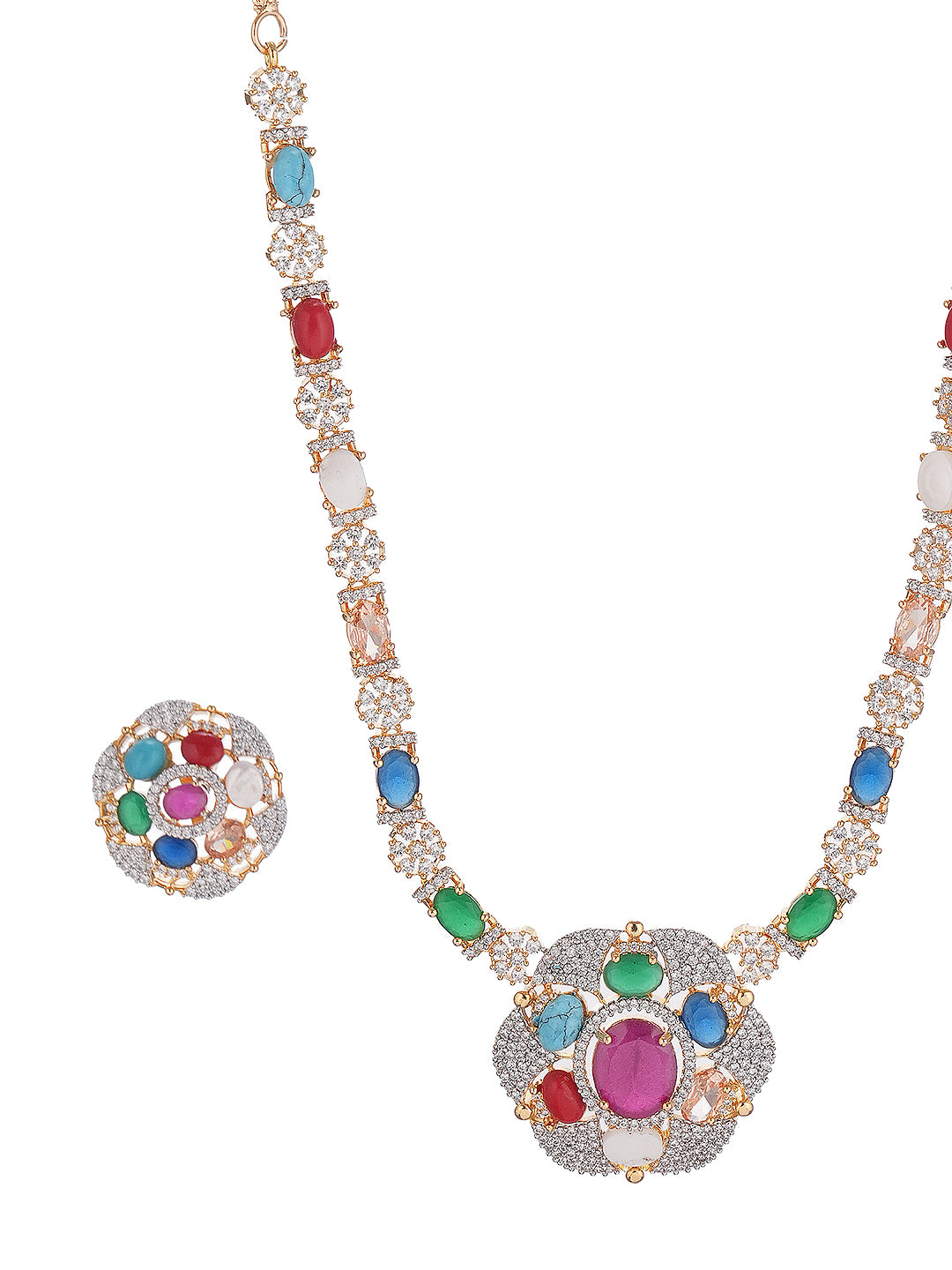 Individual earring shown with a soft focus background