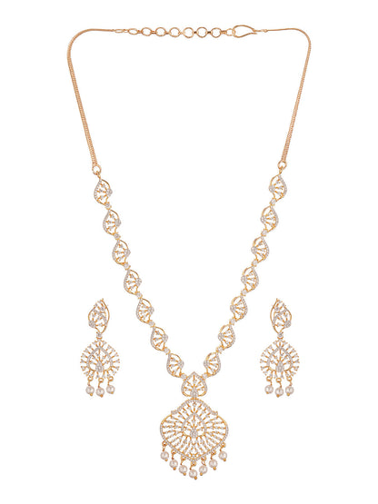 Full view of the pendant necklace with lobster clasp