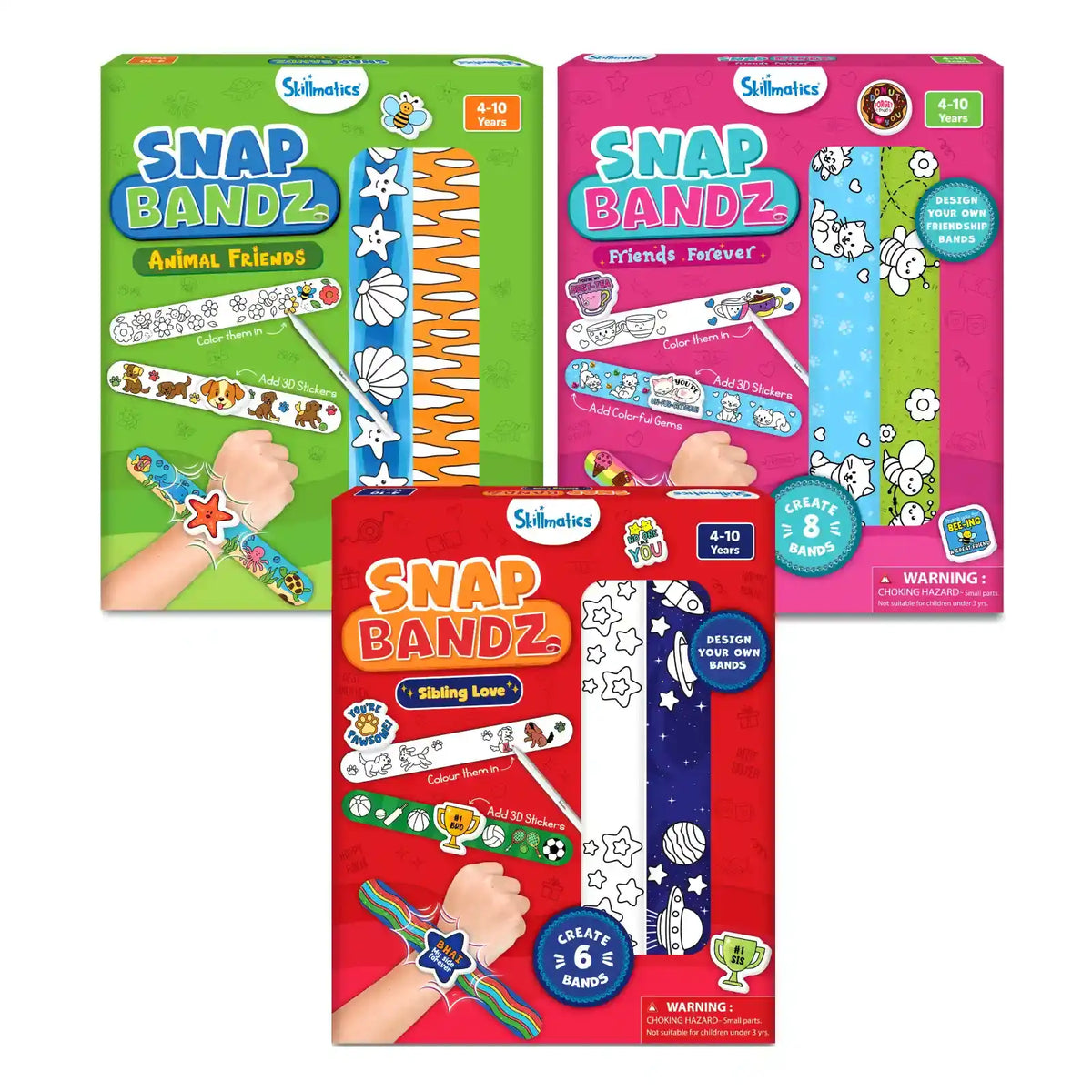 Skillmatics Festive Special Snap Bandz Bundle Ages 4 to 10