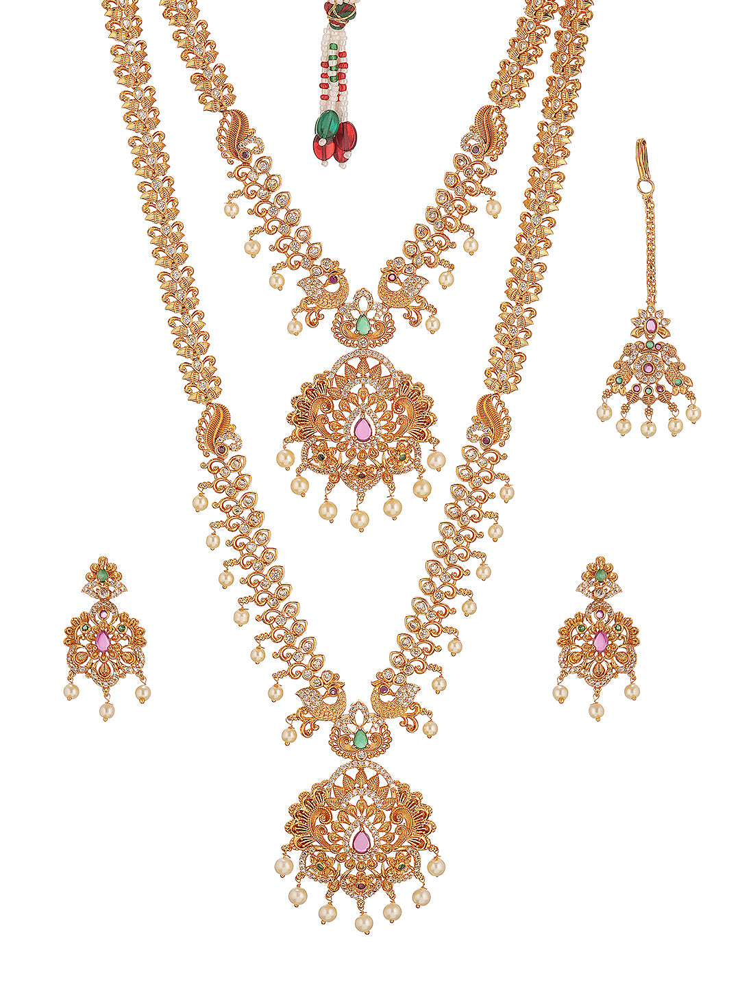 Back view of the necklace clasp