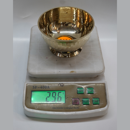 Brass Bowl with Stand (Pack of 1) 296g