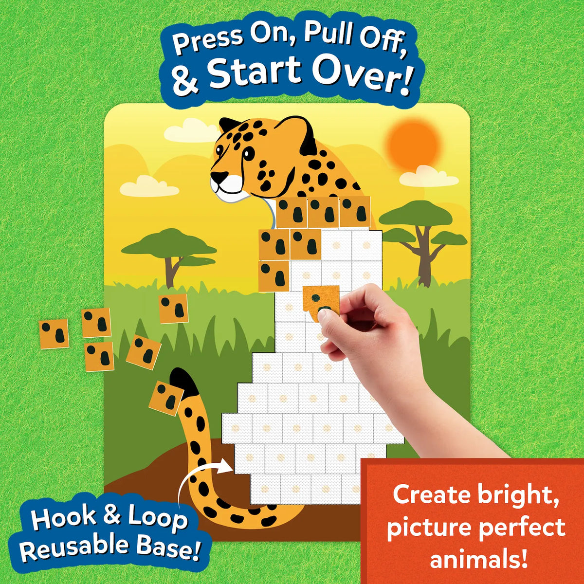 Skillmatics Animal Fabric Art Bundle Ages 4 and Up