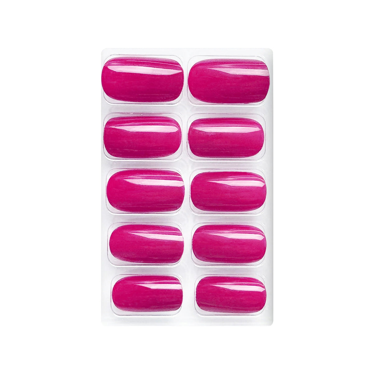 Glossy Solid Color Nails Square(SPN579-SPN604) - Shills Professional