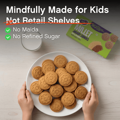 Early Foods Chota Pack Ragi and Amaranth Jaggery Cookies
