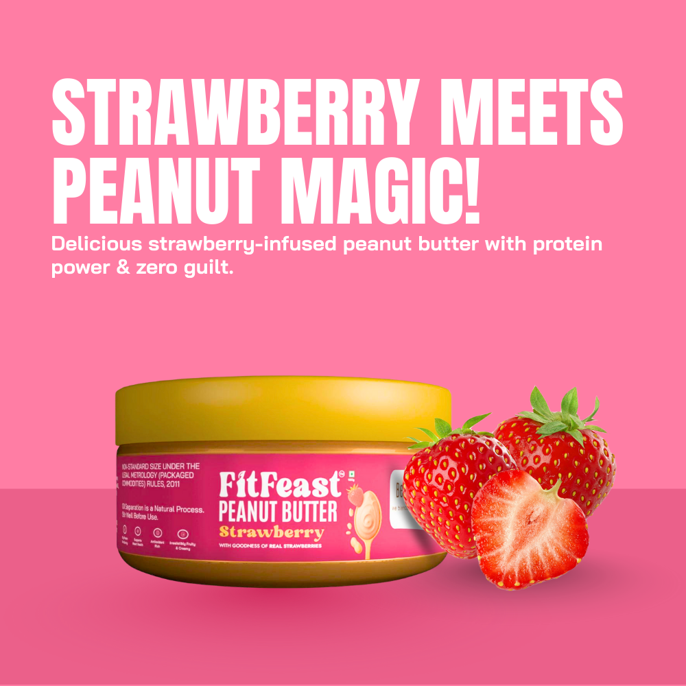 Fitfeast Strawberry Peanut Butter 150g