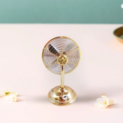 Brass Laddu Gopal Fan 0.2Kg - PUSHMYCART