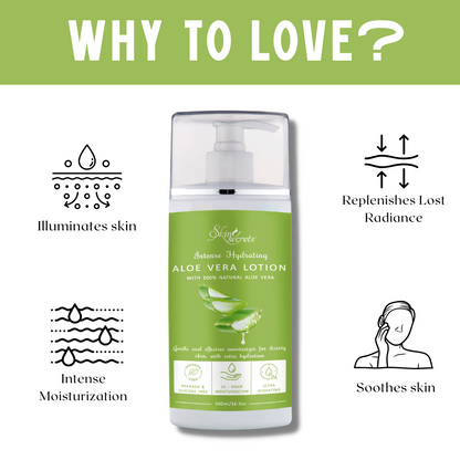 Skin Secrets Aloe Vera Lotion for Hydrated & Plump Skin
